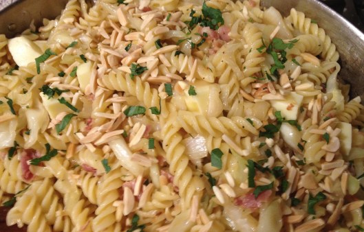 pasta with cabbage and pancetta