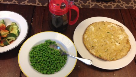 crispy rice omelette