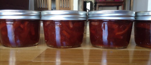 Blood orange and strawberry marmalade