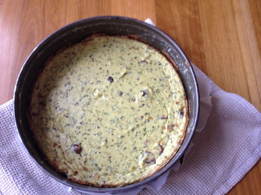 cool slightly in pan