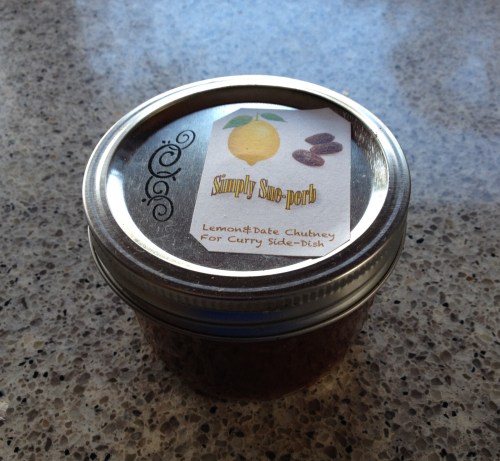date and lemon chutney
