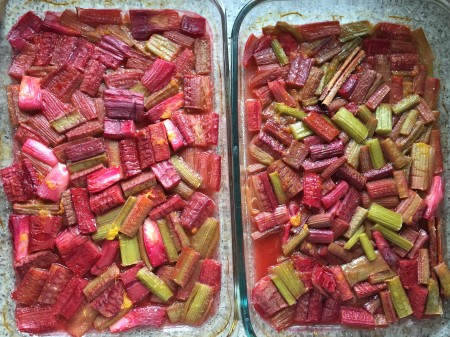 baked rhubarb