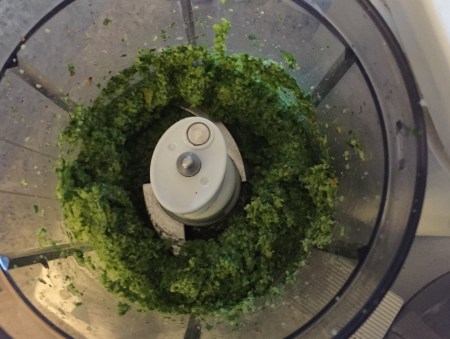 process to a rough paste