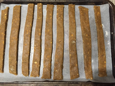 spread sticks slightly apart on a tray
