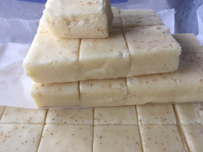 eggnog fudge