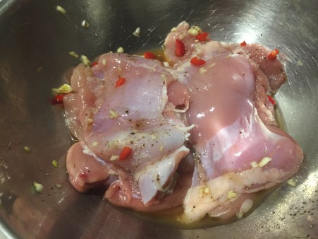 marinate chicken thighs
