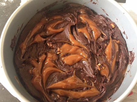 swirl through dulce de leche