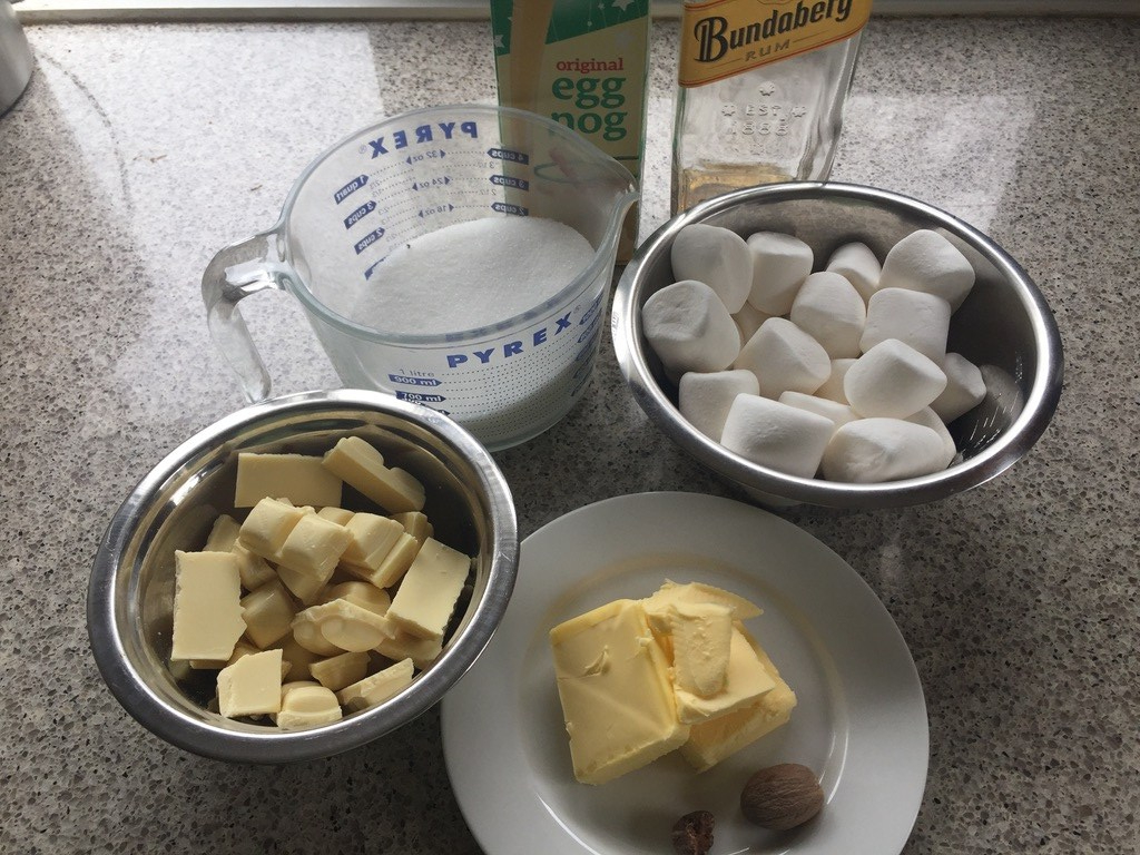eggnog fudge ingredients
