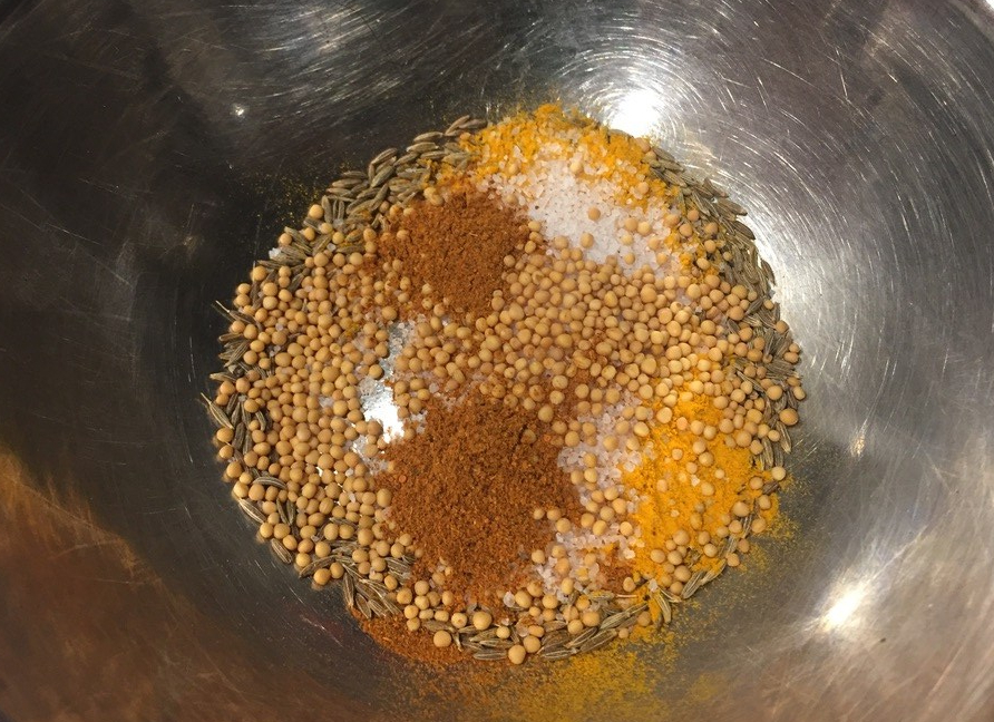 spices for the curry